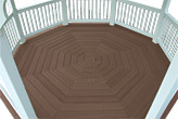 Brown Composite Pavilion Flooring For Wooden Pavilions