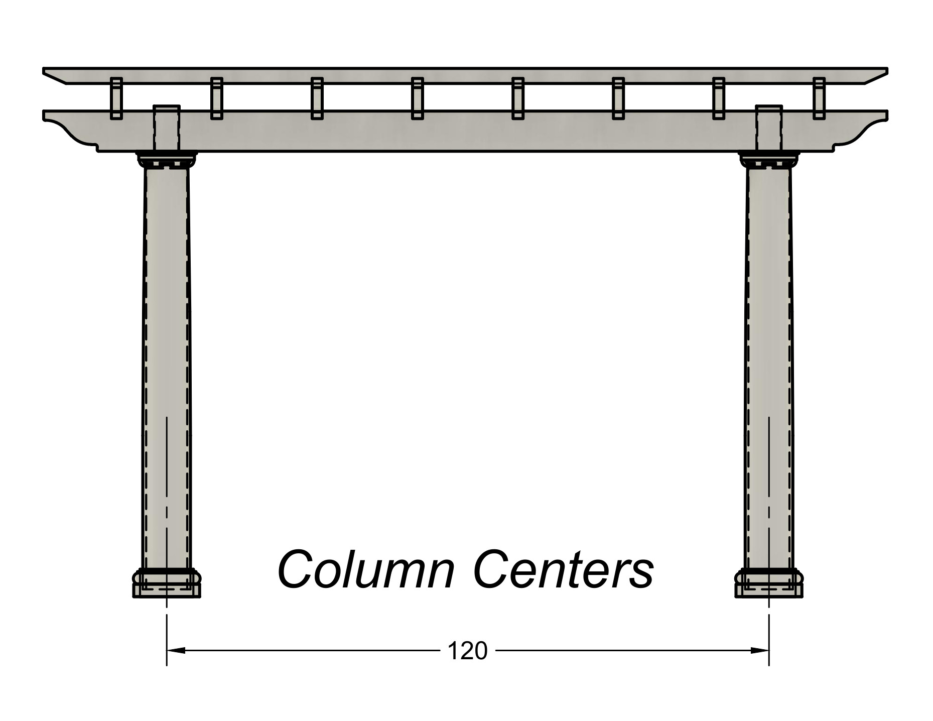 Fiberglass Columns