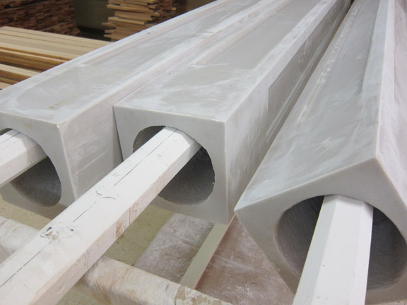 Structural Columns, caps and bases