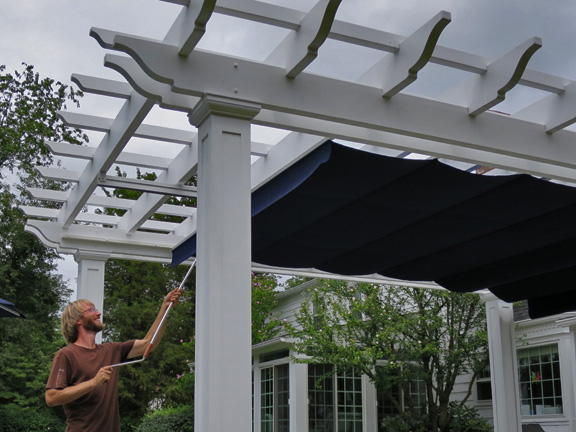 Pergola canopies are becoming more and more popular